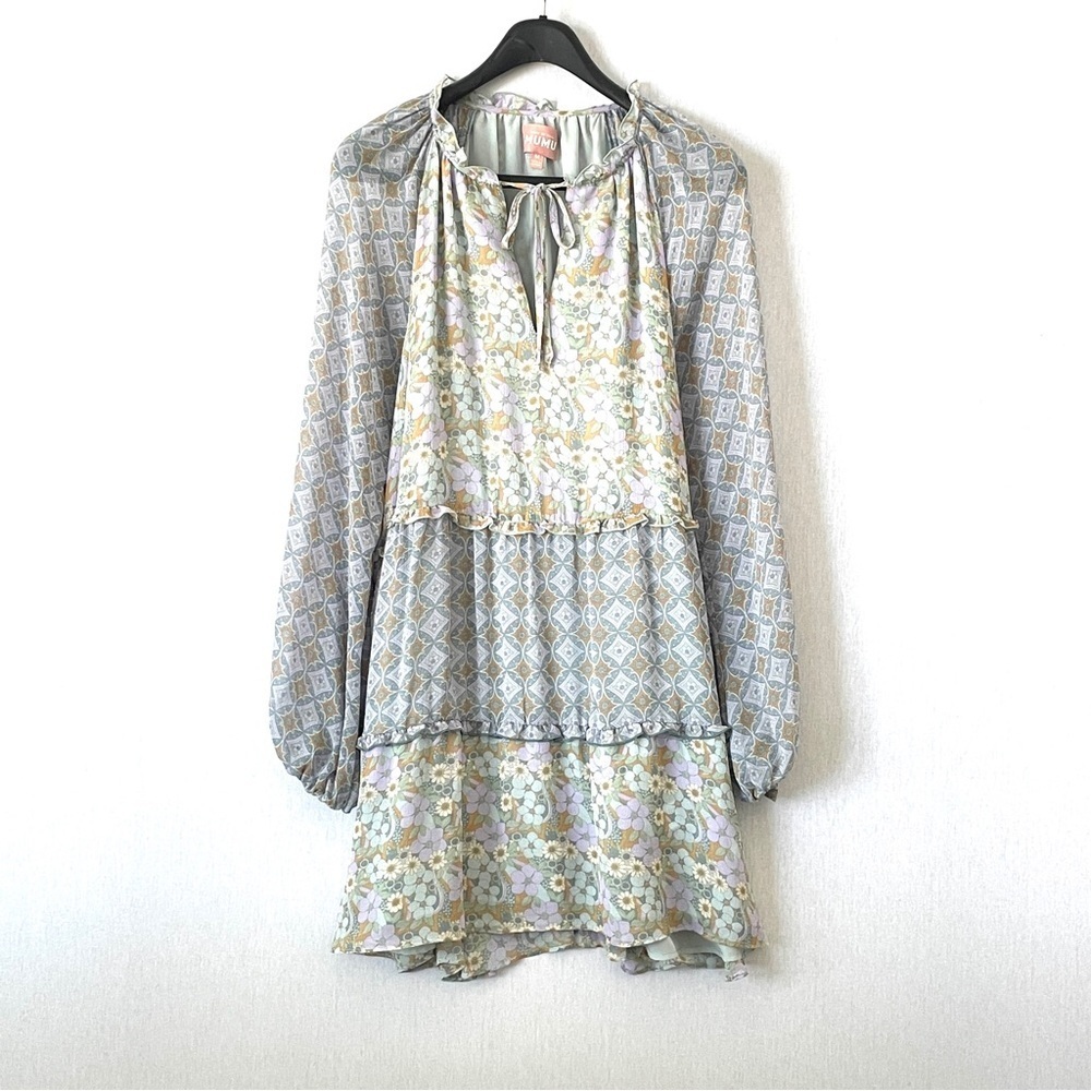 Show Me Your MuMu Revolve Birdie Mini Dress in Primrose Print - Picture 3 of 15